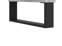 Aparador buffet cómoda armario mueble organizador cocina salón salón 3 piezas madera contrachapada gris 02_0037140