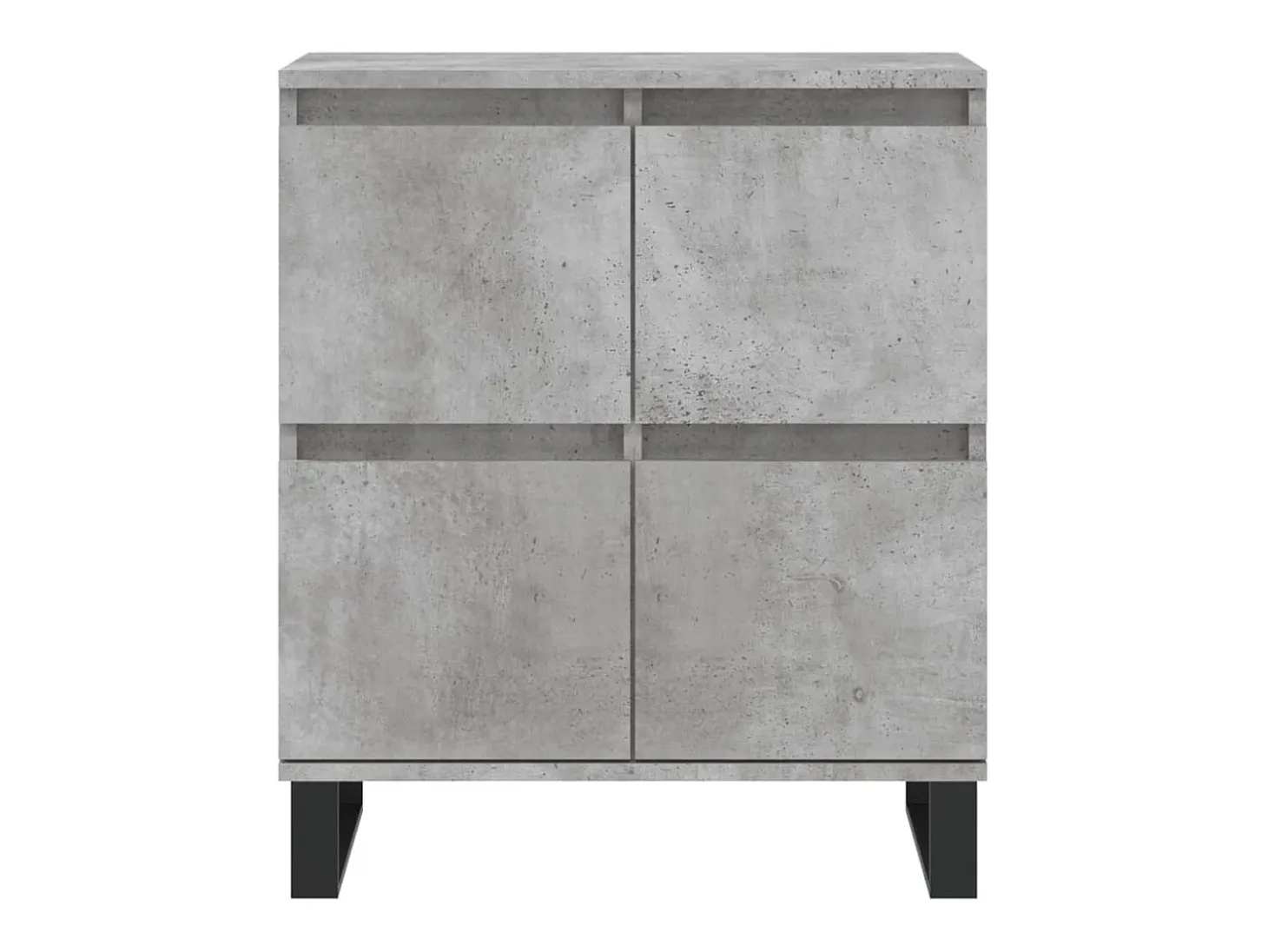 Aparador buffet cómoda armario mueble organizador cocina salón salón 3 piezas madera contrachapada gris 02_0037140