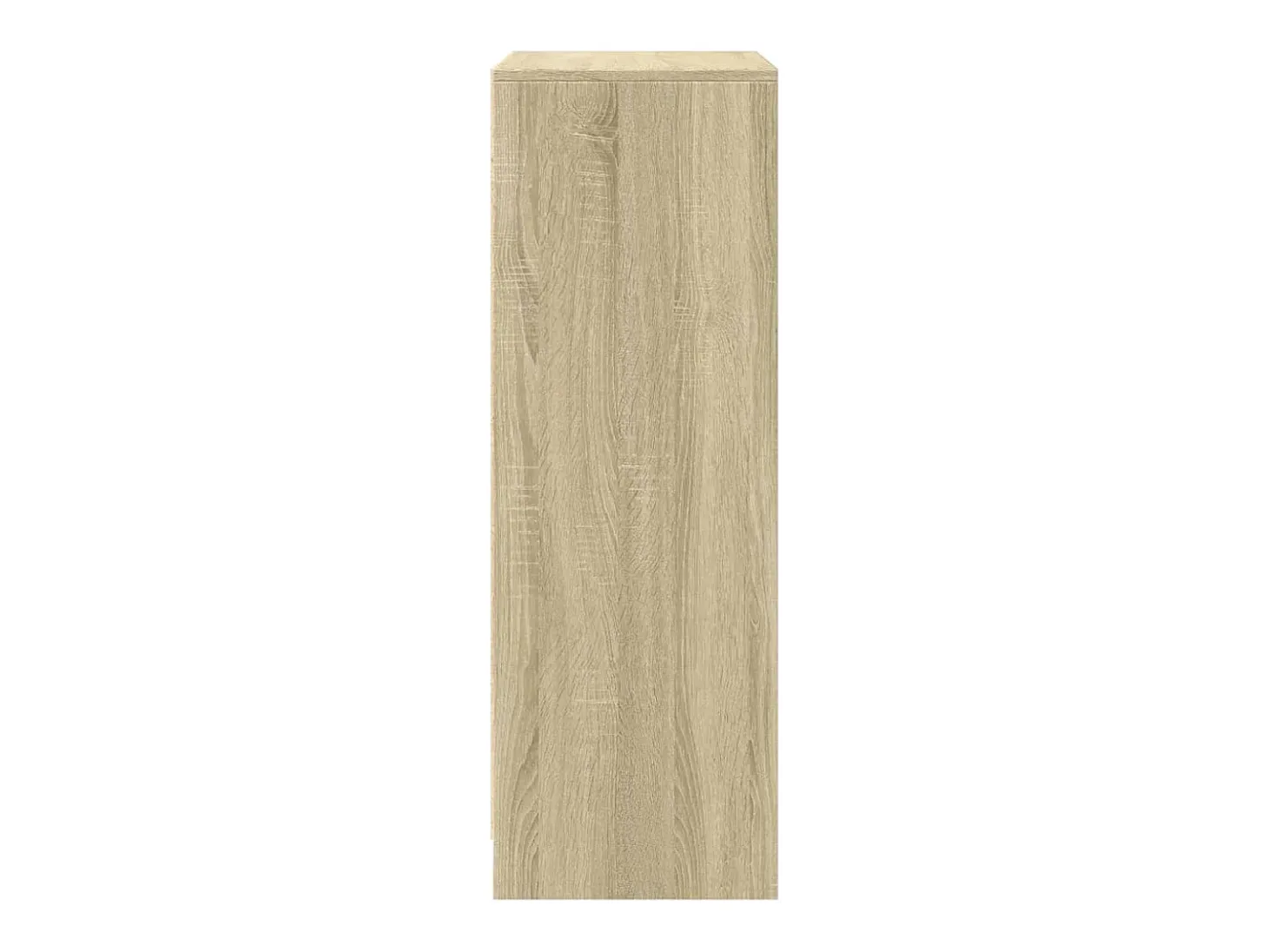 Aparador buffet cómoda armario mueble organizador cocina salón salón con Sonoma LED 77 x 34 x 100 cm madera contrachapada marrón 02_0029799