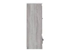 Aparador buffet cómoda armario mueble organizador cocina salón salón alto sonoma 36 x 35,5 x 103,5 cm madera contrachapada gris 02_0035354