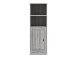 Aparador buffet cómoda armario mueble organizador cocina salón salón alto sonoma 36 x 35,5 x 103,5 cm madera contrachapada gris 02_0035353