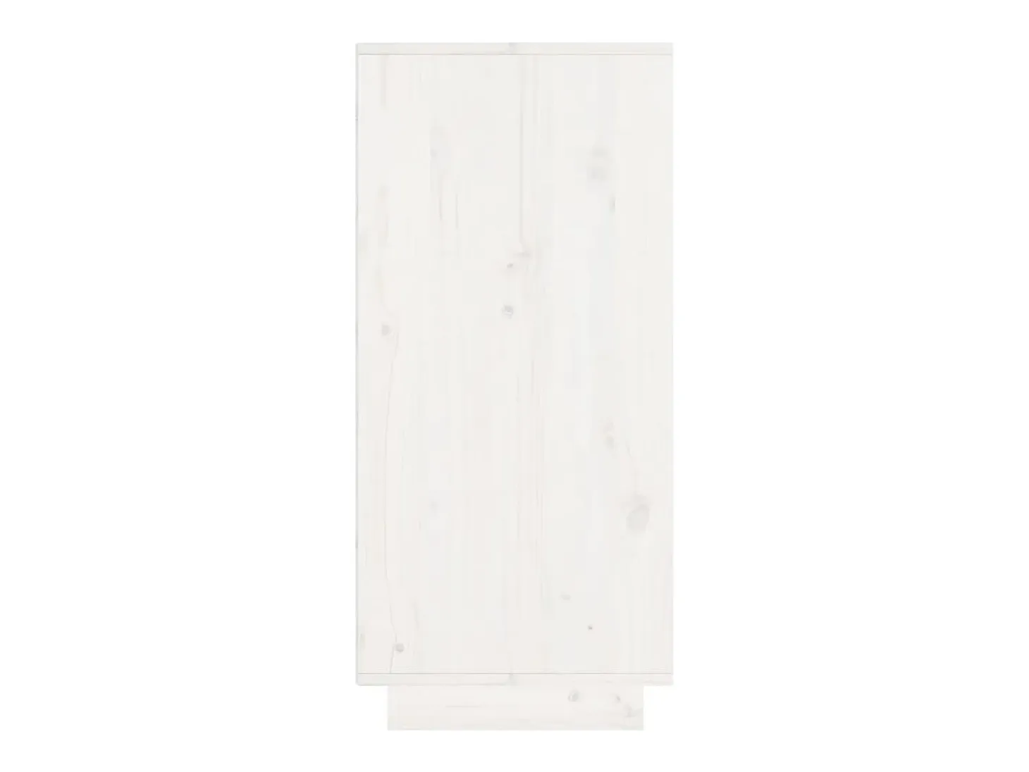 Aparador buffet cómoda armario unidad de almacenamiento organizador cocina salón salón 60 x 34 x 75 cm madera maciza de pino blanco 02_0030350