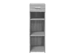 Aparador buffet cómoda armario unidad de almacenamiento organizador cocina salón salonsonoma 30 x 42,5 x 93 cm madera contrachapada gris 02_0036292