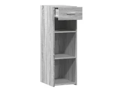 Aparador buffet cómoda armario unidad de almacenamiento organizador cocina salón salonsonoma 30 x 42,5 x 93 cm madera contrachapada gris 02_0036292