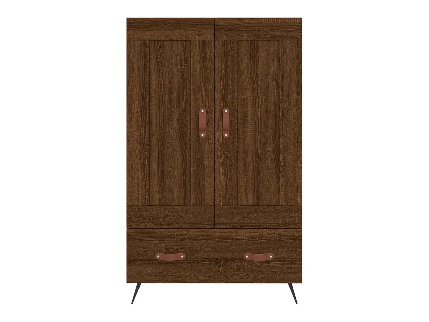 Aparador buffet cómoda armario mueble organizador cocina salón salón alto 69,5 x 31 x 115 cm madera contrachapada marrón 02_0033758