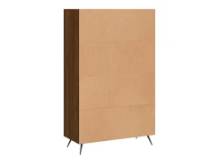 Aparador buffet cómoda armario mueble organizador cocina salón salón alto 69,5 x 31 x 115 cm madera contrachapada marrón 02_0033758