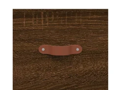 Aparador buffet cómoda armario mueble organizador cocina salón salón alto 69,5 x 31 x 115 cm madera contrachapada marrón 02_0033758