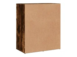 Aparador buffet cómoda armario mueble organizador cocina salón salón juego de 2 60 x 31 x 70 cm madera contrachapada marrón 02_0036740