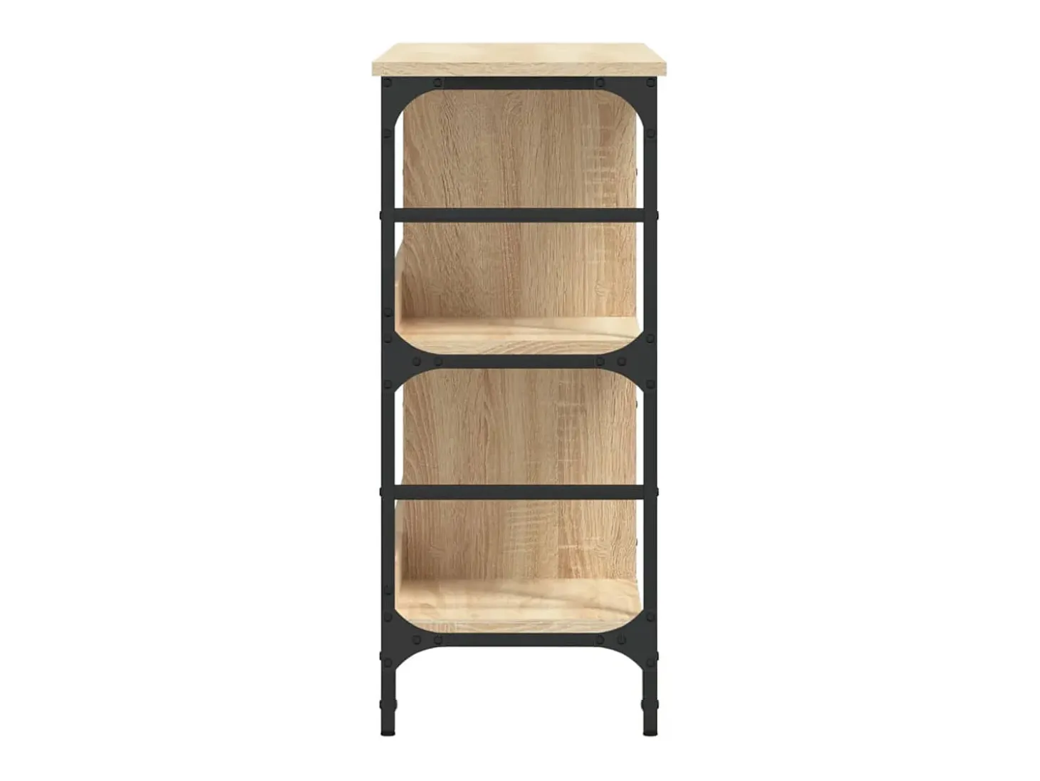 Aparador buffet cómoda armario unidad de almacenamiento organizador cocina salón salón Sonoma 102 x 32 x 73,5 cm madera contrachapada marrón 02_0031478