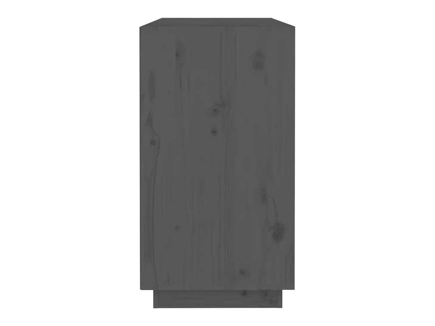 Aparador buffet cómoda armario mueble organizador cocina salón salón 100 x 40 x 75 cm madera maciza de pino gris 02_0031767