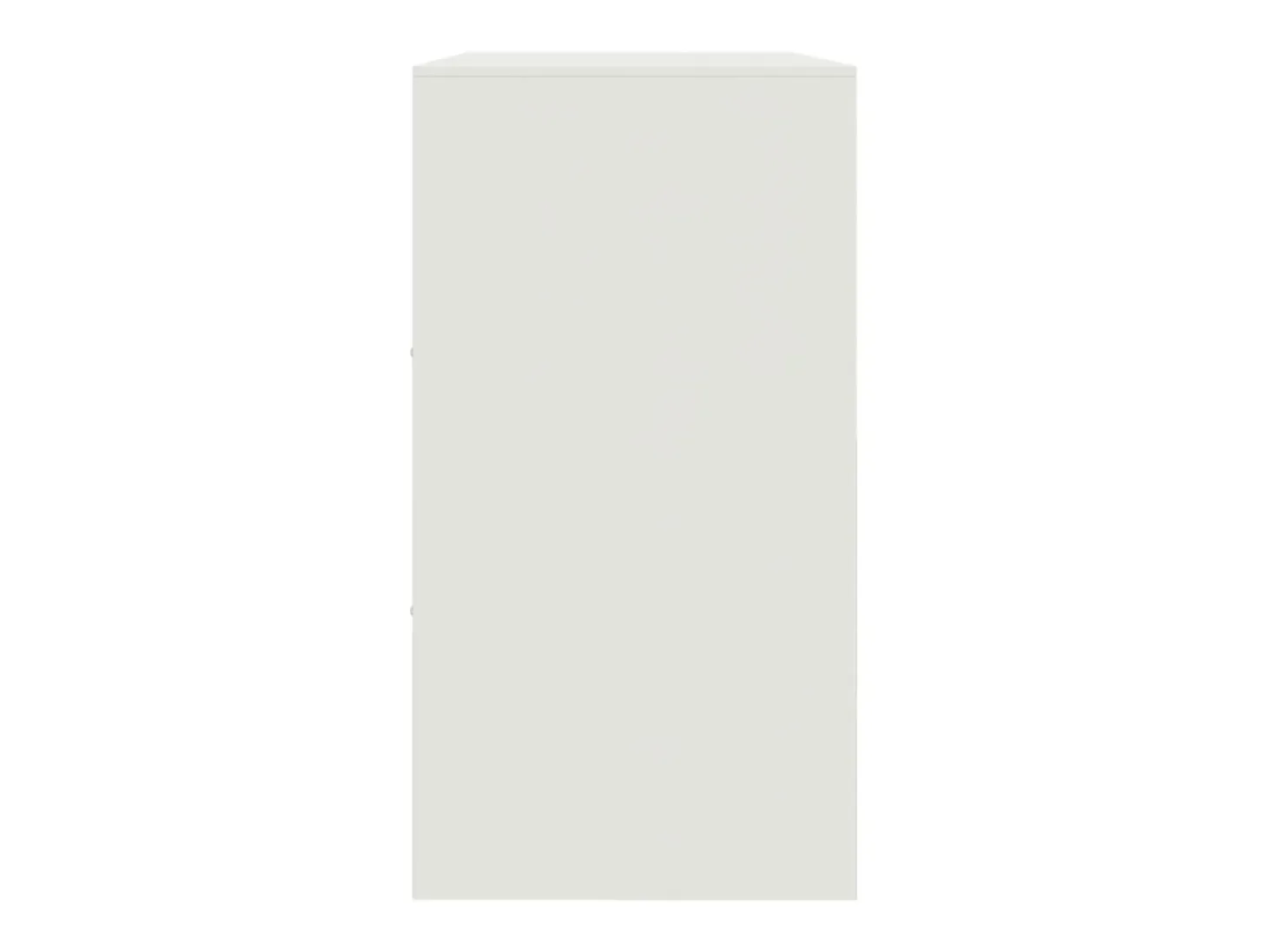 Aparador buffet cómoda armario mueble organizador cocina salón salón 99 x 39 x 73 cm acero blanco 02_0030545