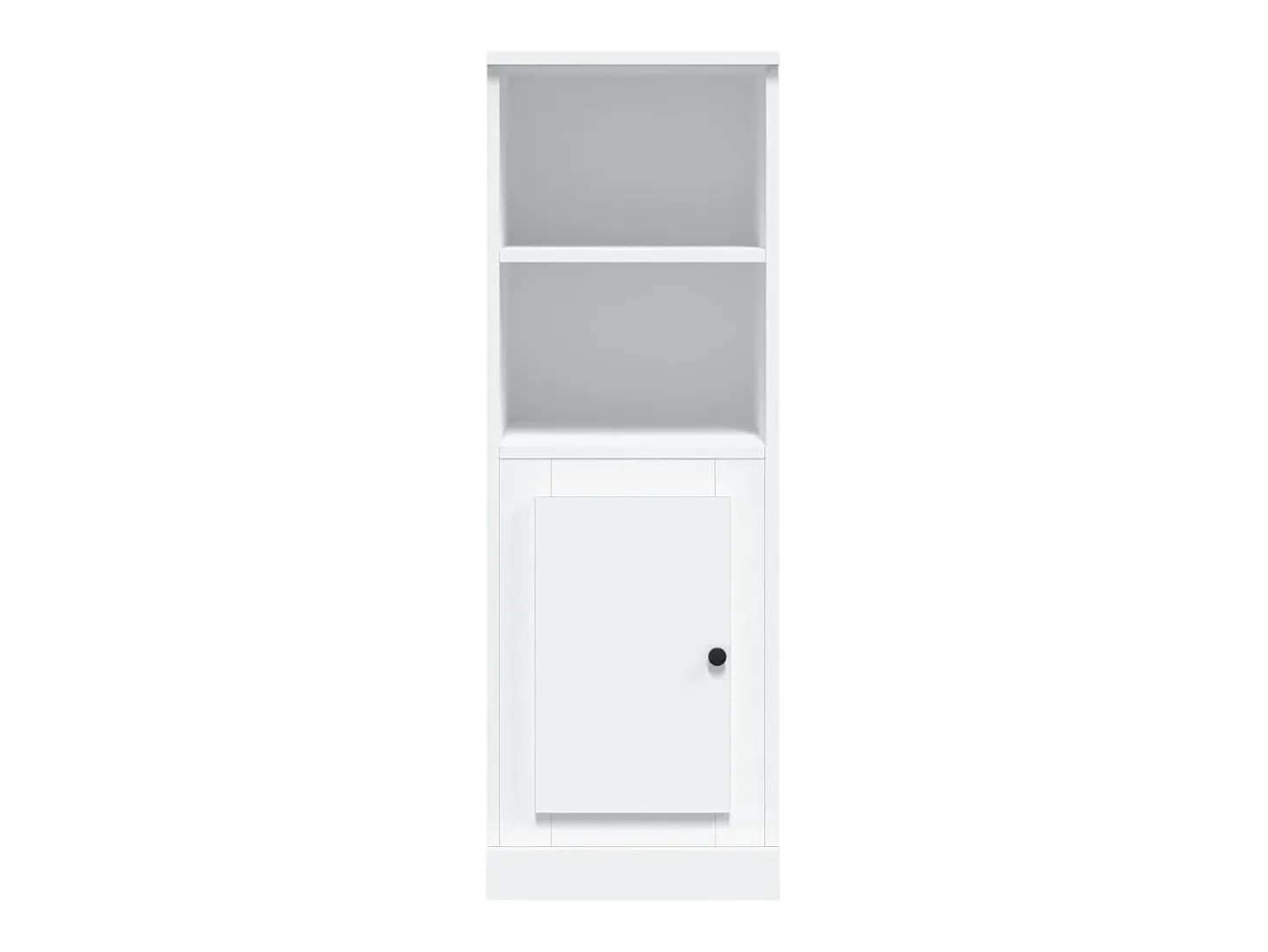 Aparador buffet cómoda armario mueble organizador cocina salón salón alto 36 x 35,5 x 103,5 cm madera contrachapada blanco 02_0032437