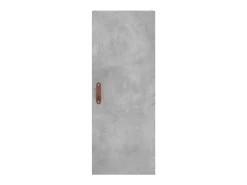 Aparador buffet cómoda armario mueble organizador cocina salón salón alto 34,5 x 34 x 180 cm madera contrachapada gris 02_0034318