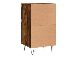 Aparador buffet cómoda armario mueble organizador cocina salón salón juego de 2 40 x 35 x 70 cm marrón madera contrachapada 02_0036730