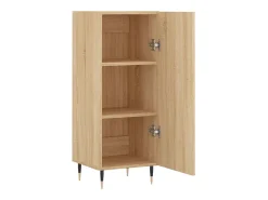 Aparador buffet cómoda armario unidad de almacenamiento organizador cocina salón salón Sonoma 34,5 x 34 x 90 cm madera contrachapada marrón 02_0031546