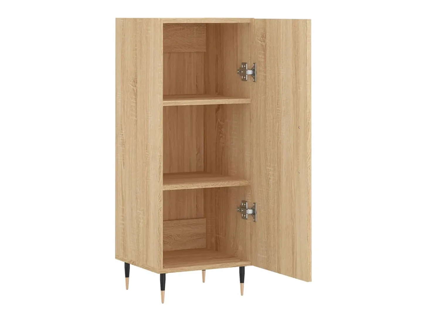Aparador buffet cómoda armario unidad de almacenamiento organizador cocina salón salón Sonoma 34,5 x 34 x 90 cm madera contrachapada marrón 02_0031546
