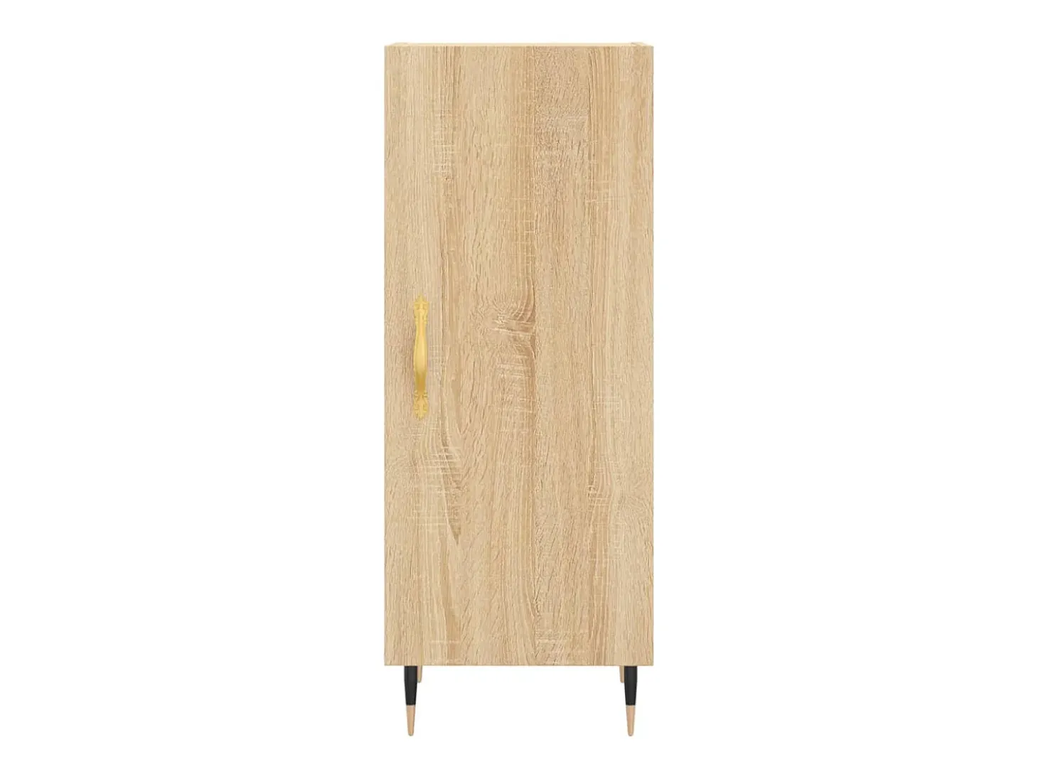 Aparador buffet cómoda armario unidad de almacenamiento organizador cocina salón salón Sonoma 34,5 x 34 x 90 cm madera contrachapada marrón 02_0031546