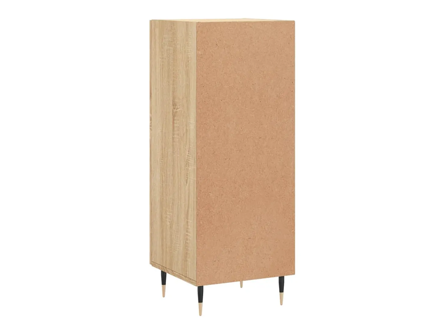 Aparador buffet cómoda armario unidad de almacenamiento organizador cocina salón salón Sonoma 34,5 x 34 x 90 cm madera contrachapada marrón 02_0031546