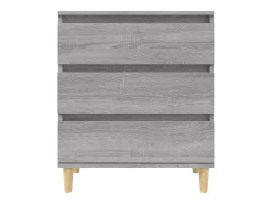 Aparador buffet cómoda armario unidad de almacenamiento organizador cocina salón salonsonoma 60 x 35 x 70 cm madera contrachapada gris 02_0036406