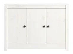 Aparador buffet cómoda armario mueble organizador cocina salón salón 100 x 35 x 74 cm madera maciza de pino blanco 02_0030155