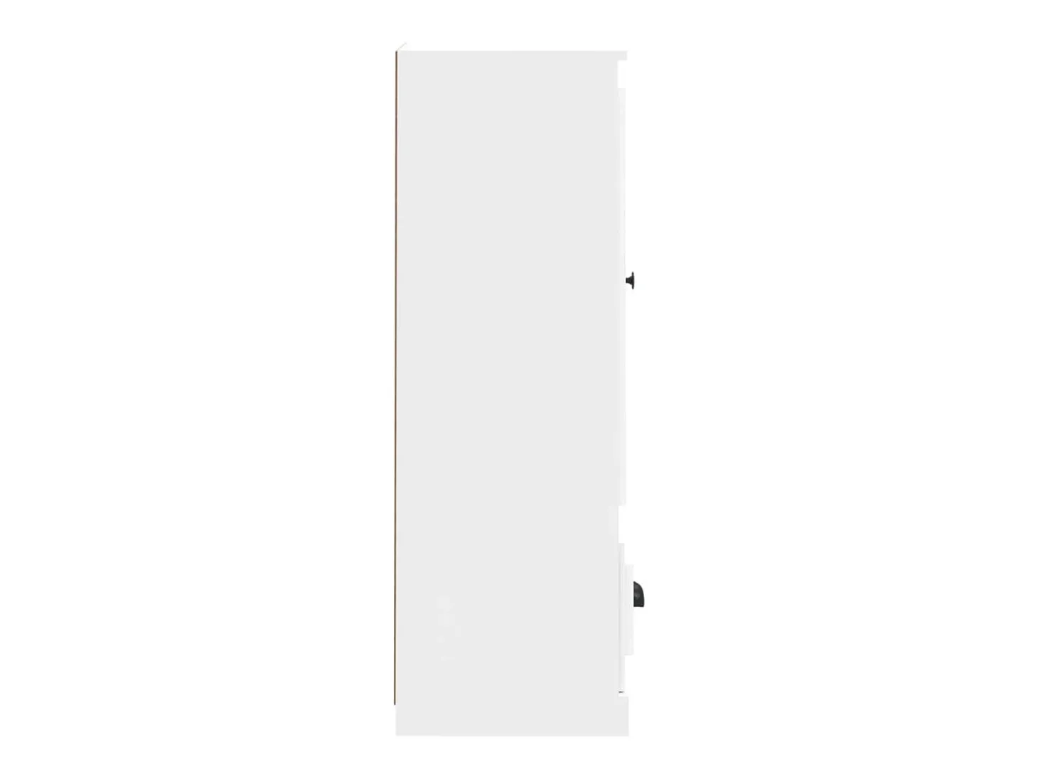 Aparador buffet cómoda armario mueble organizador cocina salón salón alto 36 x 35,5 x 103,5 cm madera contrachapada blanco 02_0032436