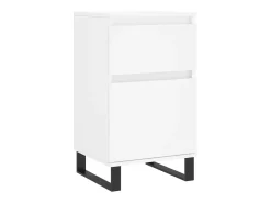 Aparador buffet cómoda armario mueble organizador cocina salón salón juego de 2 40 x 35 x 70 cm blanco madera contrachapada 02_0036661
