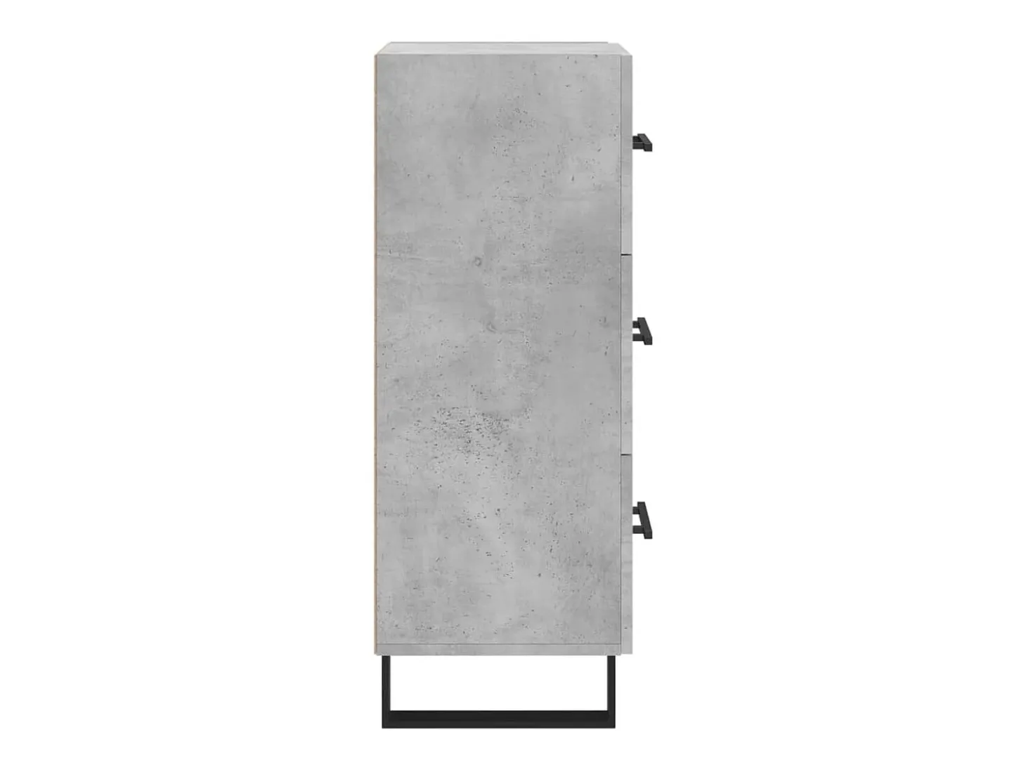 Aparador buffet cómoda mueble mueble de almacenaje organizador cocina salón salón 34,5 x 34 x 90 cm madera contrachapada gris 02_0031881