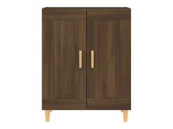Aparador buffet cómoda mueble mueble de almacenaje organizador cocina salón salón 69,5 x 34 x 90 cm madera contrachapada marrón 02_0031340