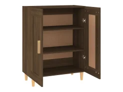 Aparador buffet cómoda mueble mueble de almacenaje organizador cocina salón salón 69,5 x 34 x 90 cm madera contrachapada marrón 02_0031340
