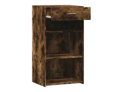 Aparador buffet cómoda mueble almacenaje organizador cocina salón salón 50 x 42,5 x 93 cm madera contrachapada marrón 02_0030953
