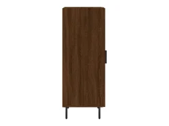 Aparador buffet cómoda mueble mueble de almacenamiento organizador cocina salón salón 34,5 x 34 x 90 cm madera contrachapada marrón 02_0031196