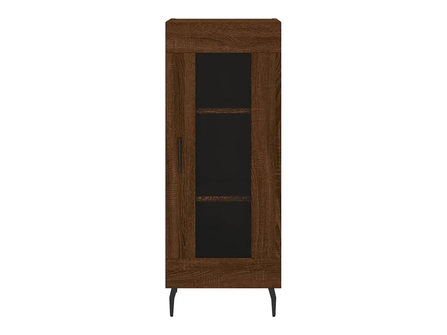 Aparador buffet cómoda mueble mueble de almacenamiento organizador cocina salón salón 34,5 x 34 x 90 cm madera contrachapada marrón 02_0031196