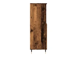 Aparador buffet cómoda mueble mueble de almacenaje organizador cocina salón salón alto madera vieja 60 x 36 x 110 cm madera contrachapada marrón 02_0035656