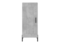 Aparador buffet cómoda mueble mueble de almacenaje organizador cocina salón salón 34,5 x 34 x 90 cm madera contrachapada gris 02_0031890