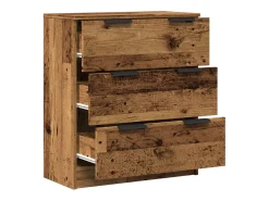 Aparador buffet cómoda mueble mueble de almacenaje organizador cocina salón salón madera vieja 60 x 30 x 70 cm madera contrachapada marrón 02_0036602