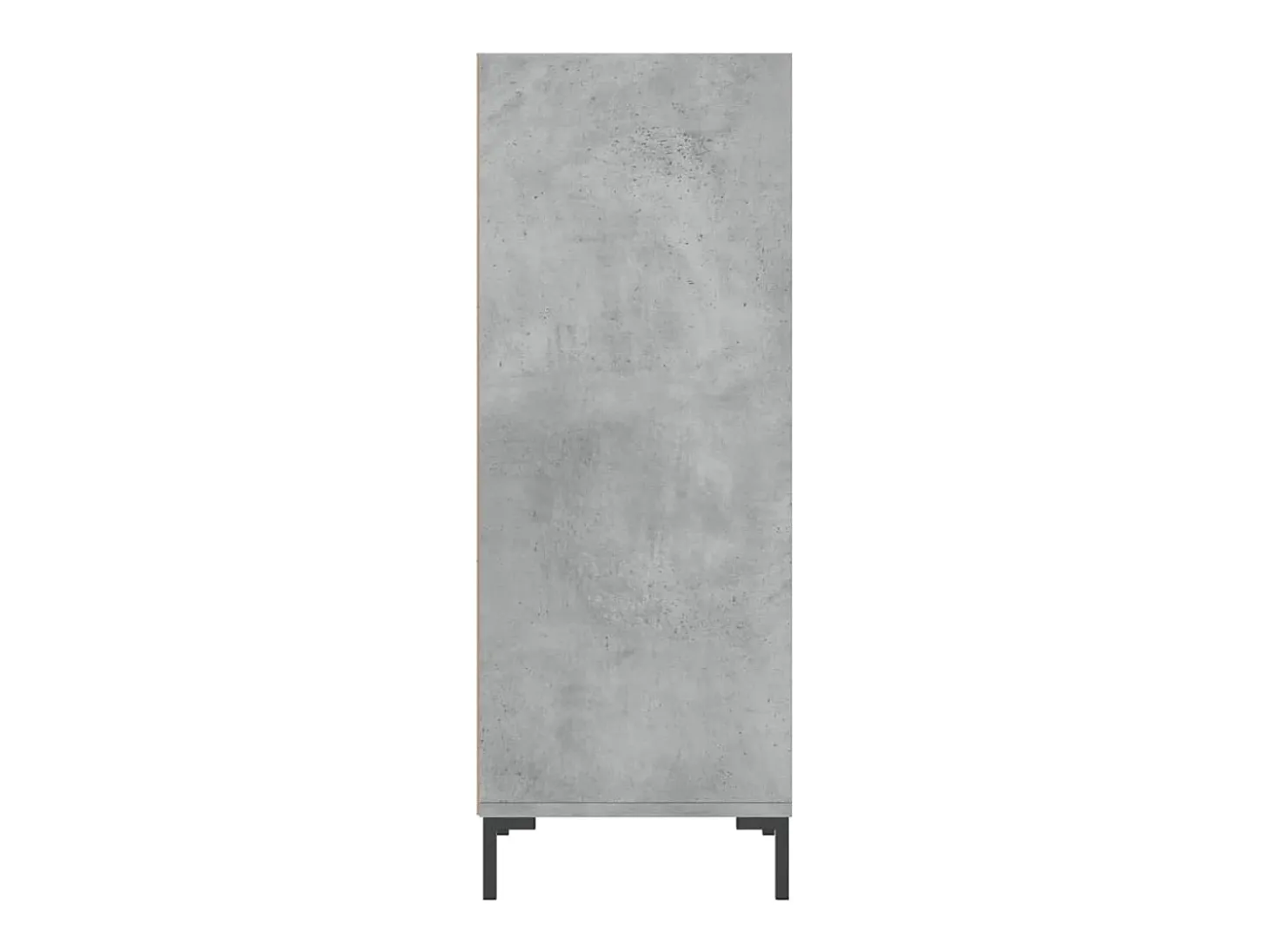 Aparador buffet cómoda mueble mueble de almacenaje organizador cocina salón salón 34,5 x 32,5 x 90 cm madera contrachapada gris 02_0031868