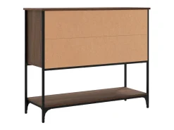 Aparador buffet cómoda mueble mueble de almacenaje organizador cocina salón salón 100 x 36 x 85 cm madera contrachapada marrón 02_0031157