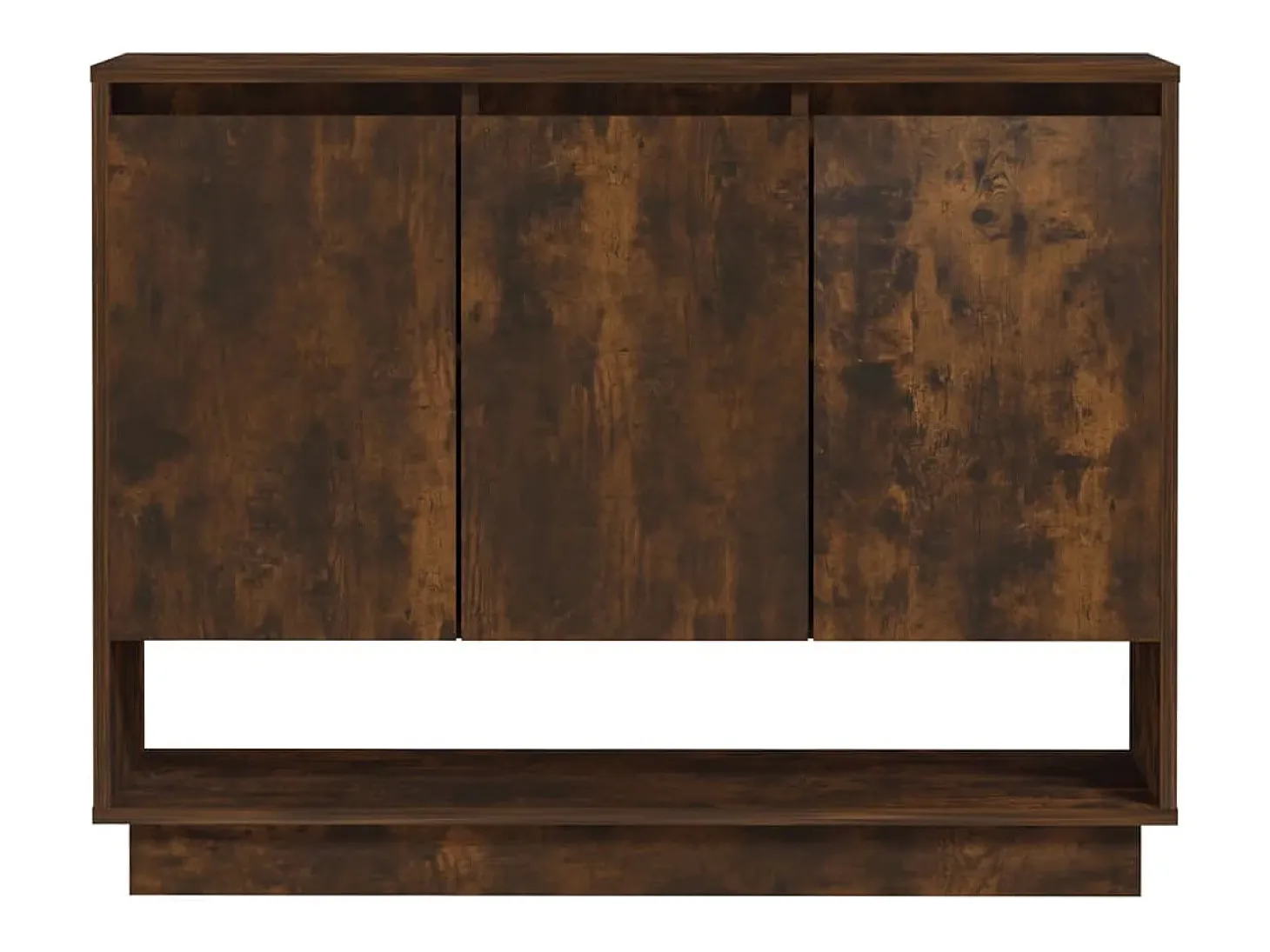 Aparador buffet cómoda mueble mueble de almacenaje organizador cocina salón salón 97 x 31 x 75 cm madera contrachapada marrón 02_0031136