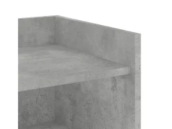 Aparador buffet cómoda mueble mueble de almacenaje organizador cocina salón salón 73,5 x 35 x 75 cm madera contrachapada gris 02_0032093
