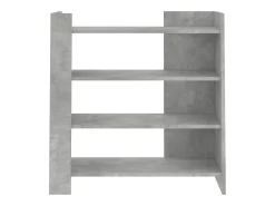 Aparador buffet cómoda mueble mueble de almacenaje organizador cocina salón salón 73,5 x 35 x 75 cm madera contrachapada gris 02_0032093