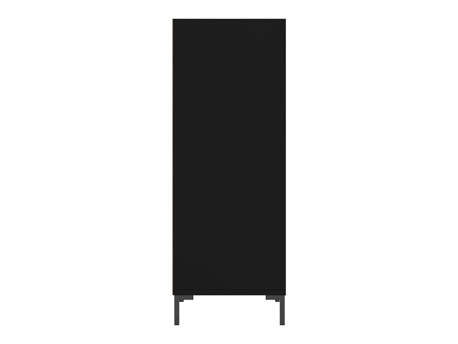 Aparador buffet cómoda mueble mueble de almacenaje organizador cocina salón salón 34,5 x 32,5 x 90 cm madera contrachapada negra 02_0035873