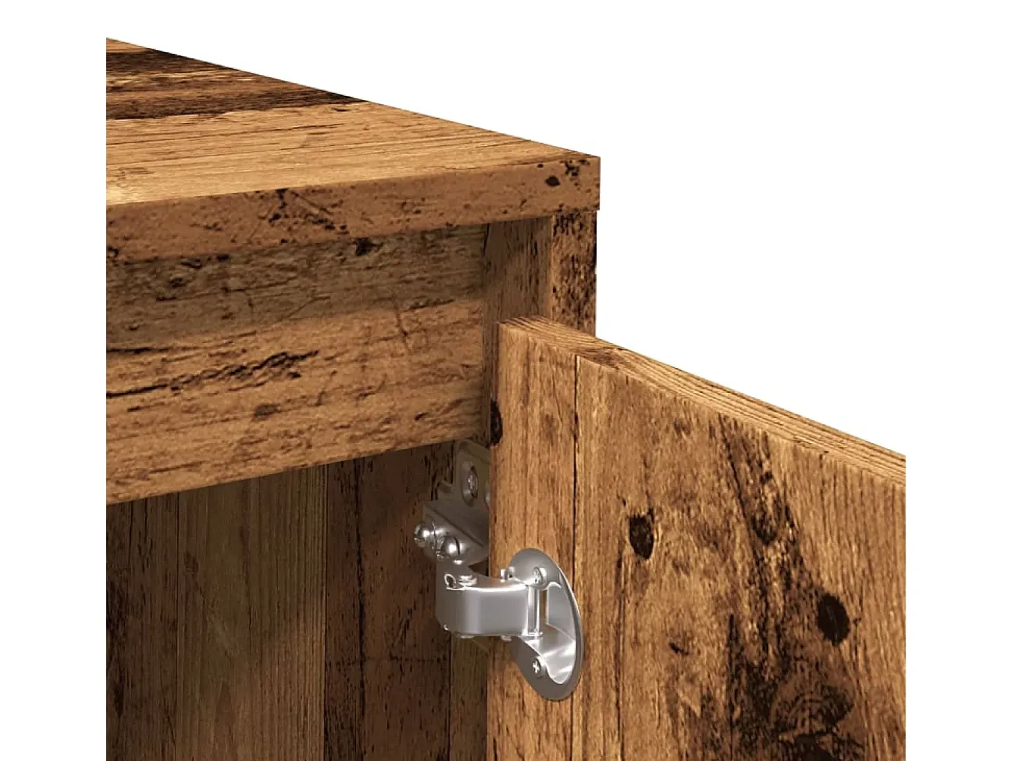 Aparador buffet cómoda mueble mueble de almacenaje organizador cocina salón salón madera vieja 102 x 33 x 75 cm madera contrachapada marrón 02_0036596