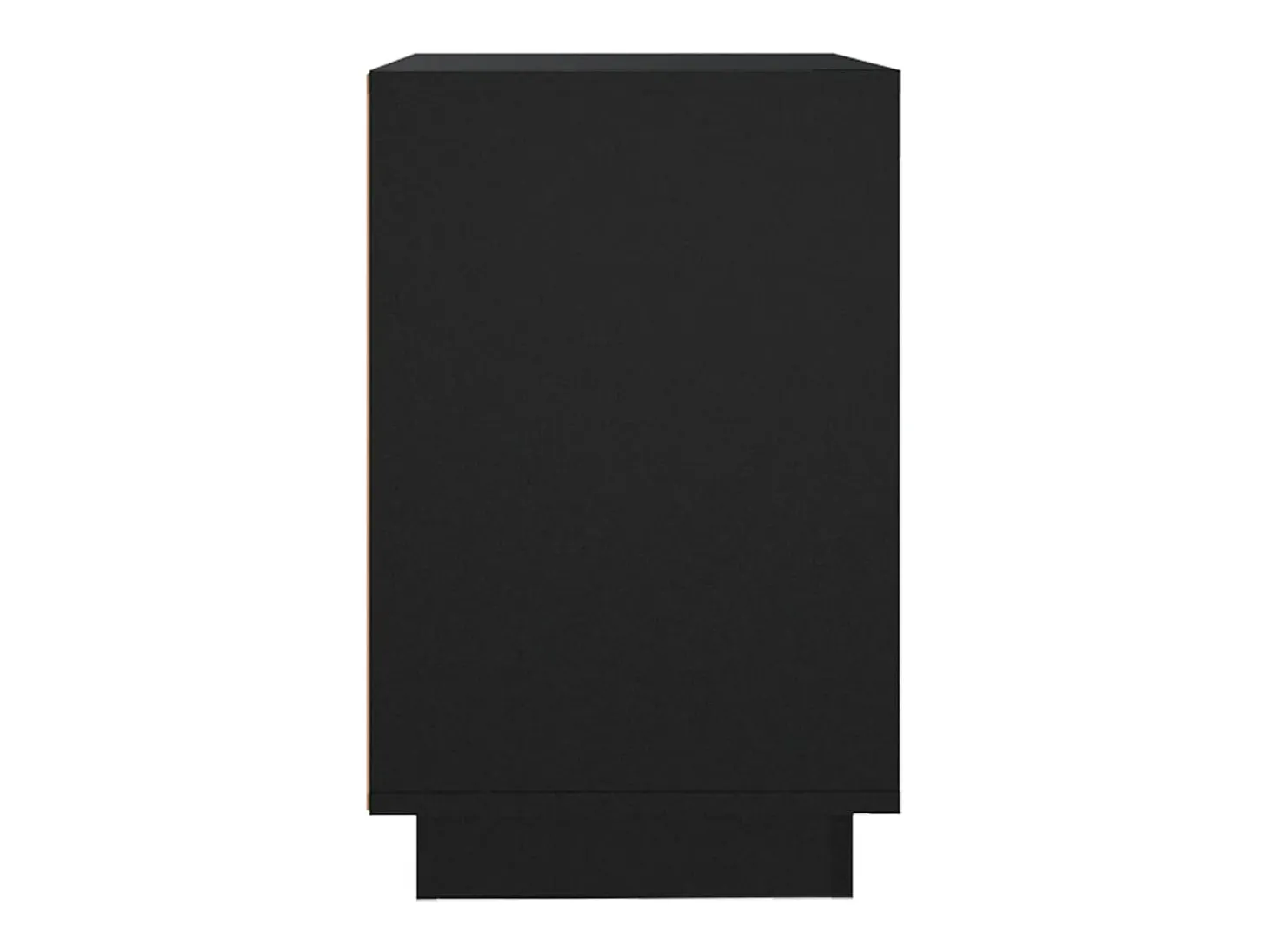 Aparador buffet cómoda mueble mueble de almacenamiento organizador cocina salón salón 102 x 35 x 60 cm madera contrachapada negro 02_0035818
