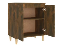 Aparador buffet cómoda mueble mueble de almacenaje organizador cocina salón salón 60 x 35 x 70 cm madera contrachapada marrón 02_0030985