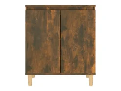 Aparador buffet cómoda mueble mueble de almacenaje organizador cocina salón salón 60 x 35 x 70 cm madera contrachapada marrón 02_0030985