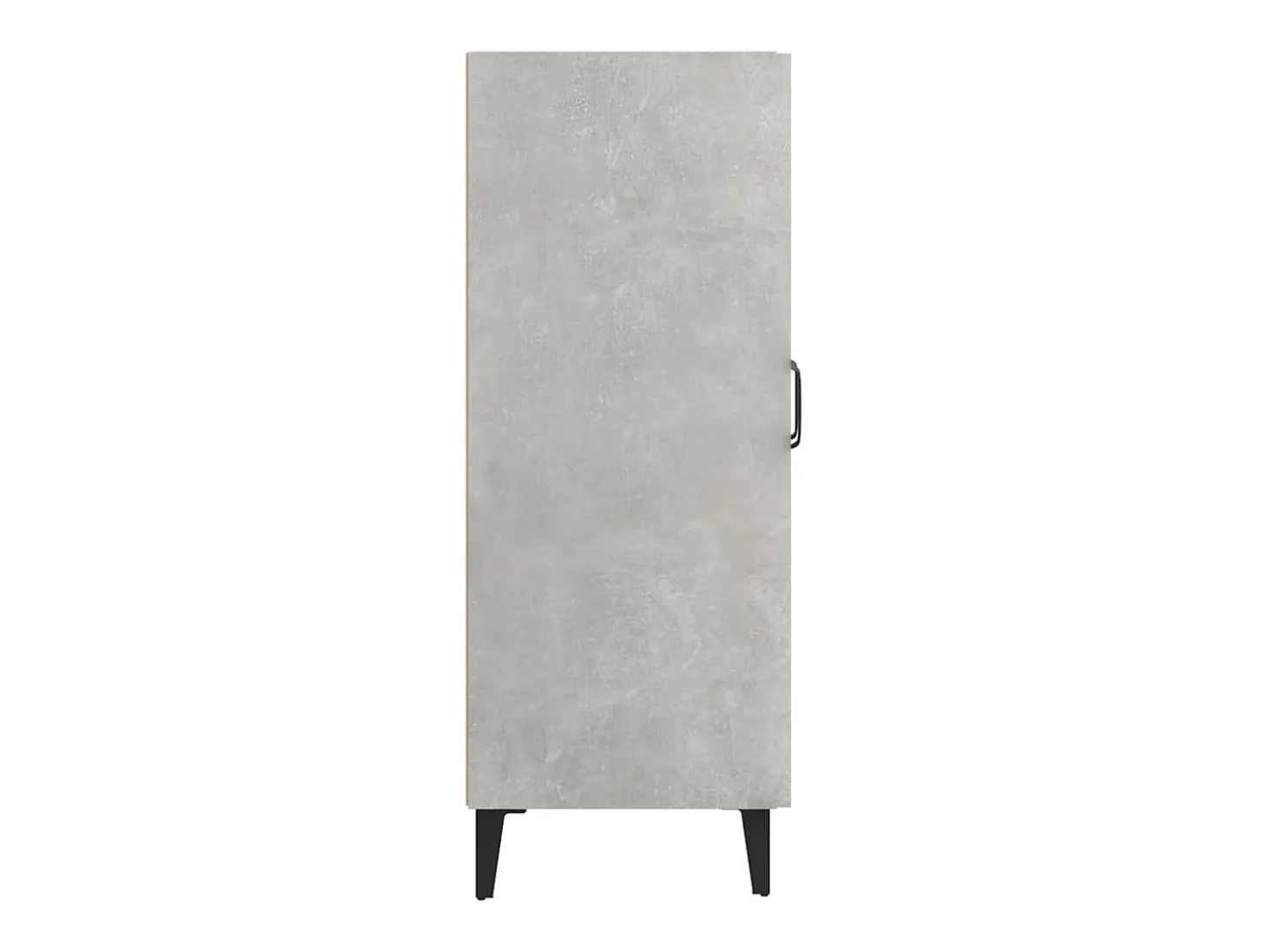 Aparador buffet cómoda mueble mueble de almacenaje organizador cocina salón salón 69,5 x 34 x 90 cm madera contrachapada gris 02_0032057