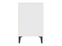 Aparador buffet cómoda mueble almacenaje organizador cocina salón salón 100 x 36 x 60 cm madera contrachapada blanco 02_0030167