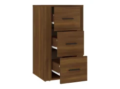 Aparador buffet cómoda mueble mueble de almacenaje organizador cocina salón salón 40 x 33 x 70 cm madera contrachapada marrón 02_0031246