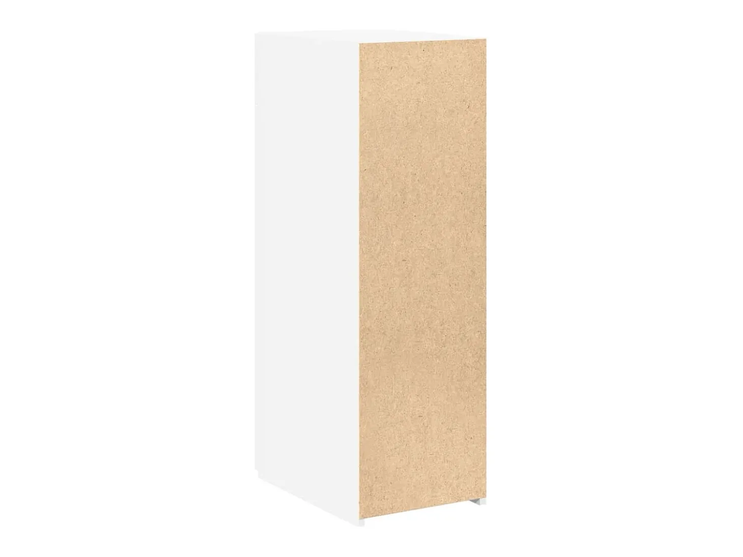 Aparador buffet cómoda mueble mueble de almacenamiento organizador cocina salón salón 30 x 42,5 x 93 cm madera contrachapada blanco 02_0030226
