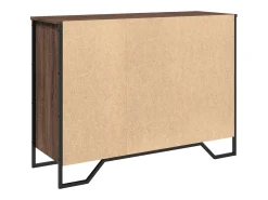 Aparador buffet cómoda mueble mueble de almacenaje organizador cocina salón salón 101 x 35,5 x 74,5 cm madera contrachapada marrón 02_0031159